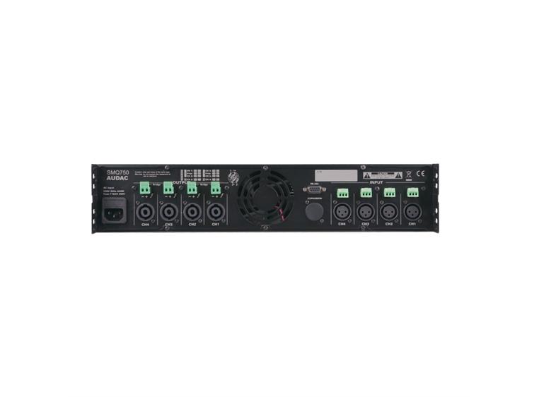 Audac SMQ 750 - 4-channel Digital Power Amplifier 4 x 750 W